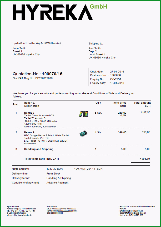 vorlagenset englisch