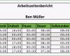 Bemerkenswert Zeiterfassung Mit Excel – 8 Kostenlose Stundenzettel