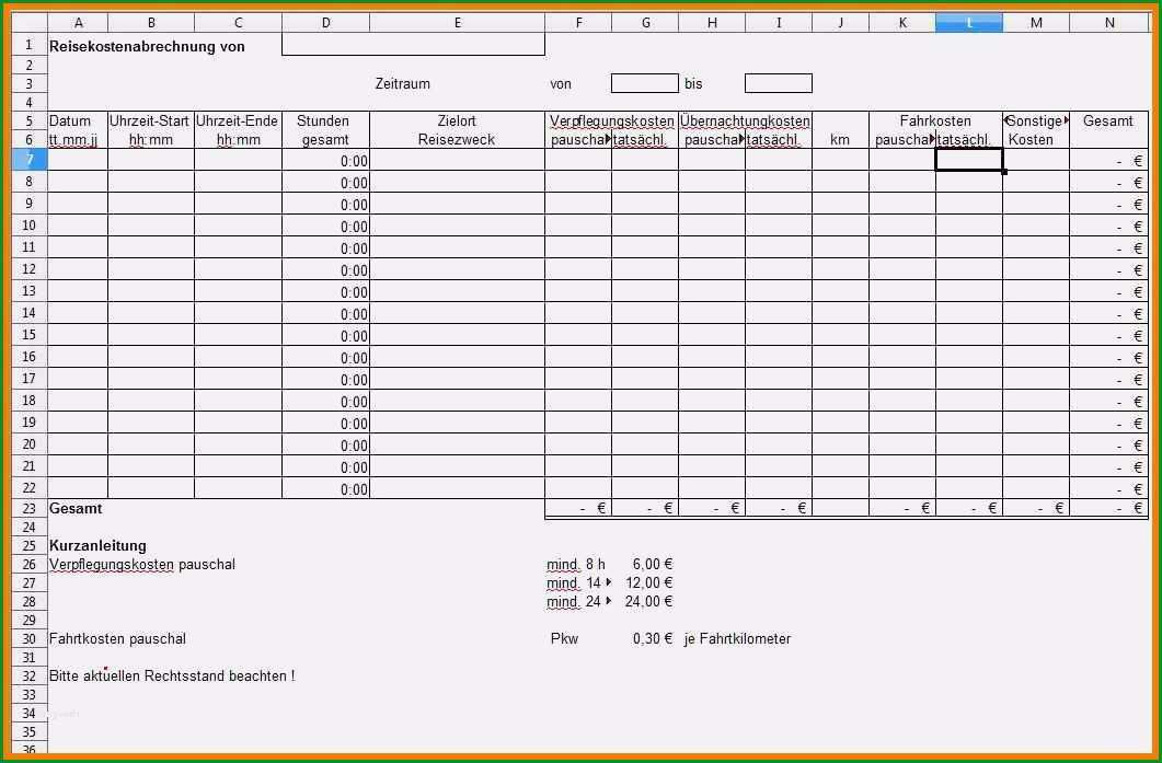 15 eigenbeleg vorlage excel