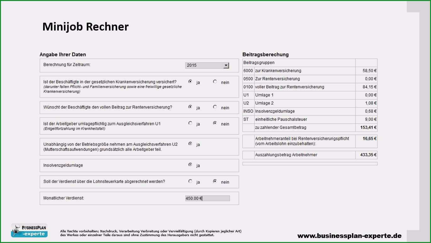 20 minijob kundigen vorlage