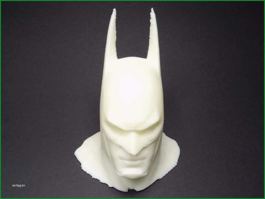 3D Vorlage Batman Bueste