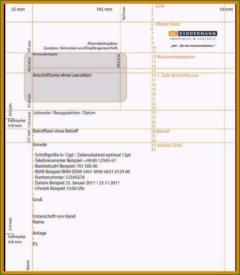 7 din 5008 geschaftsbrief vorlage word