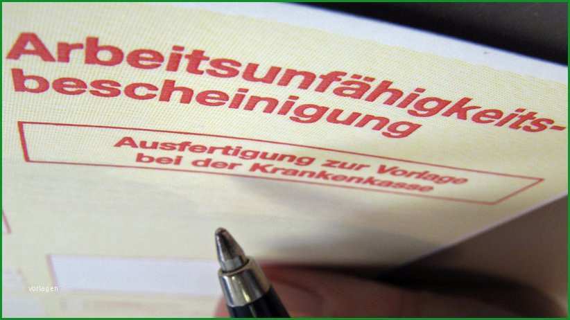 arbeitsunfaehigkeitsbescheinigung datum attest arzt krankheit arbeitsrecht