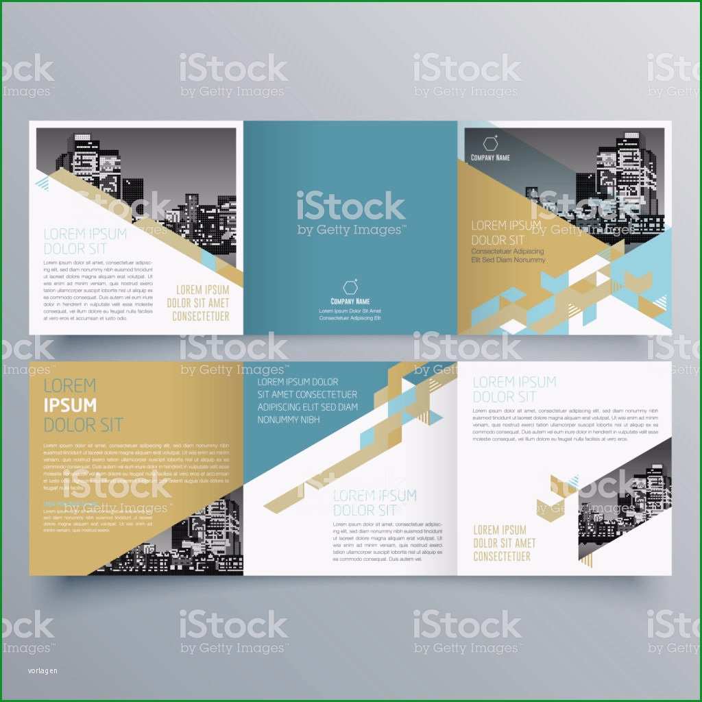 broschüre design broschüre vorlage kreative tri fold trendbroschüre gm