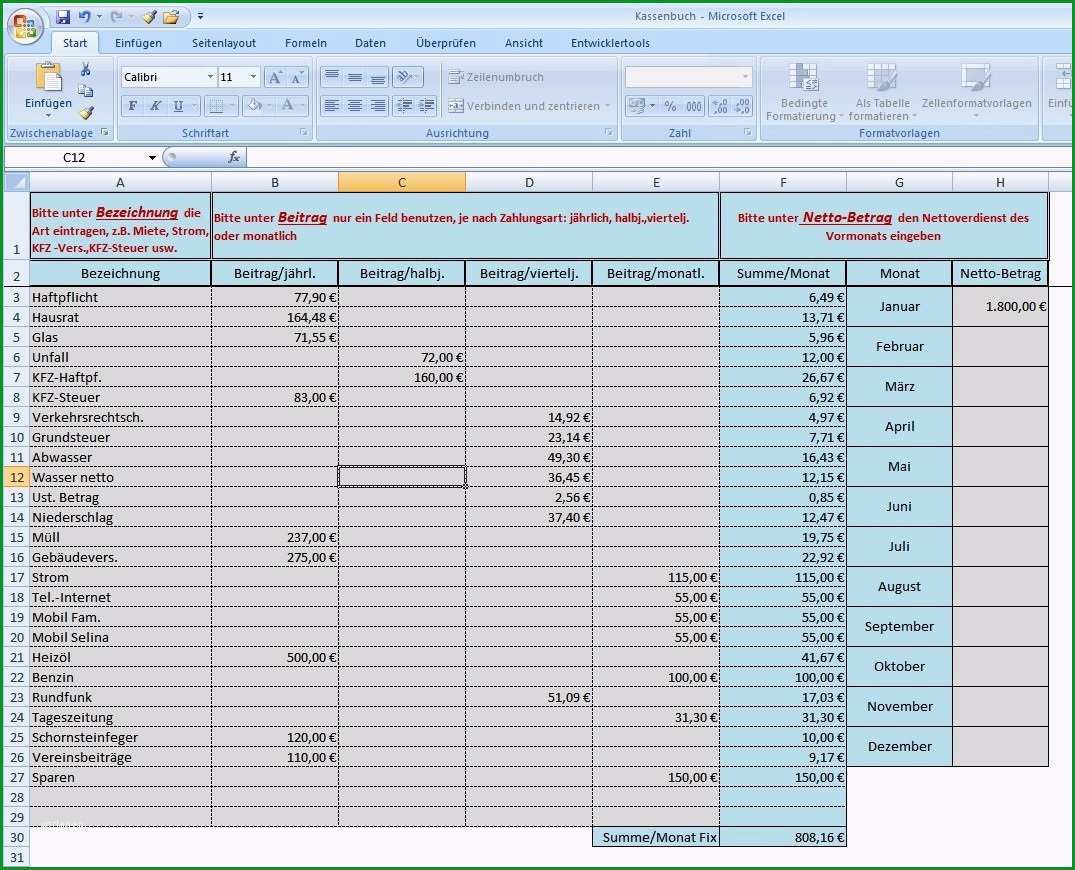 datev kassenbuch vorlage excel