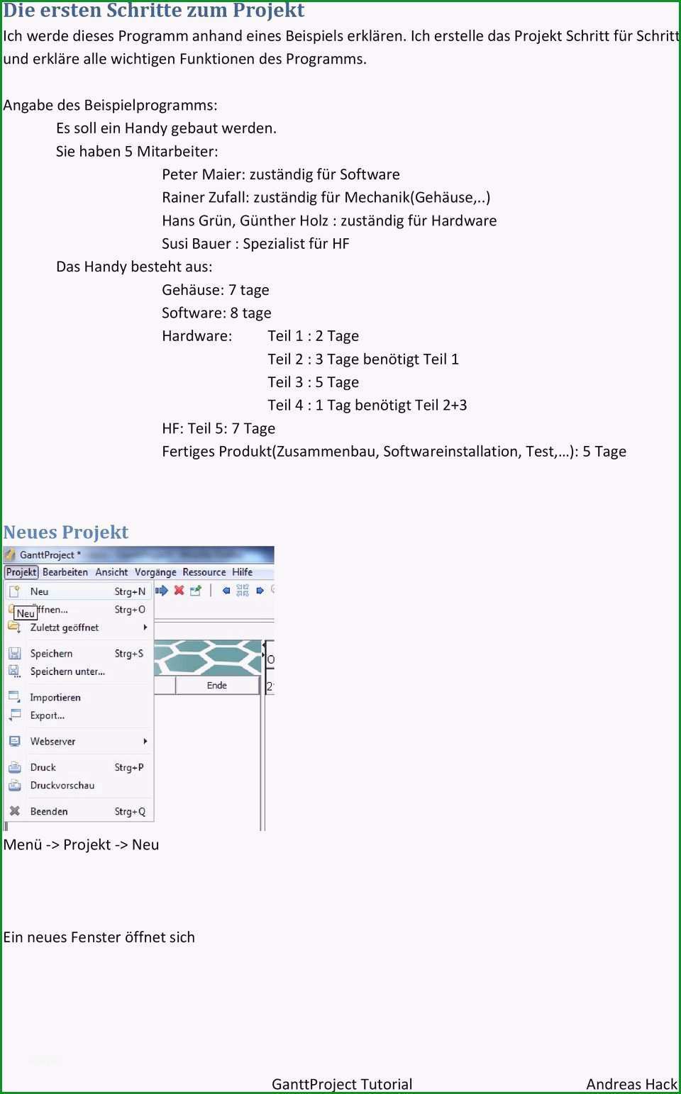 projektbeschreibung vorlage