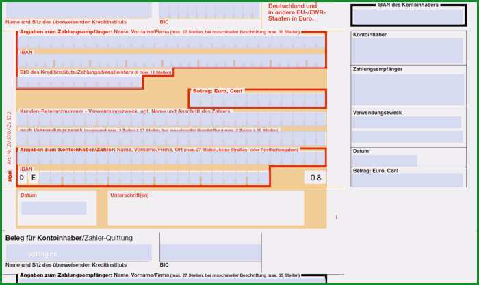 excel vorlage sepa uberweisung wunderbar pdf ausfullhilfe fur sepa uberweisungen