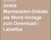 Beste Gratis Marmeladen Etiketten Als Word Vorlage Zum Download