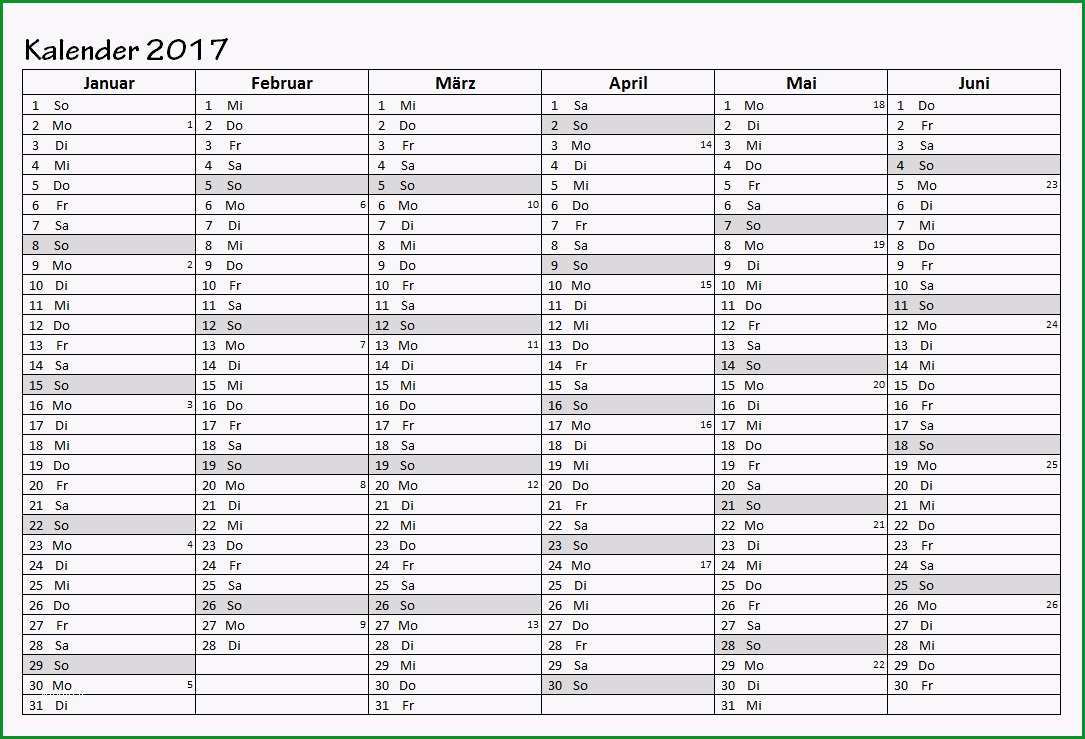 kalender 2017