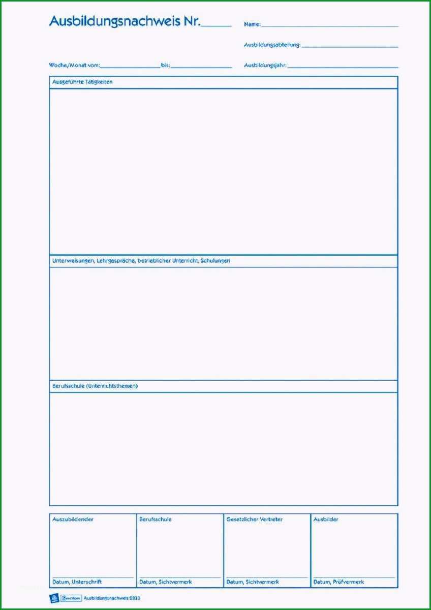 monatsbericht vorlage frisch ausbildung berichtsheft schreiben bild berichtsheft mfa muster das