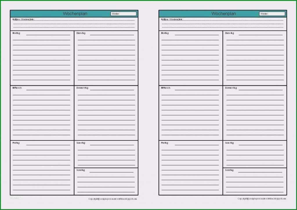 net tagesplan depression wochenplan ausdrucken vorlagen b5