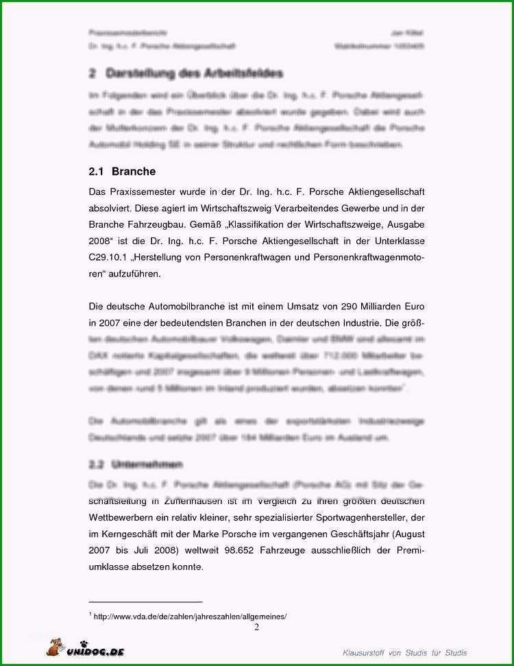 praktikumsbericht vorlage pdf