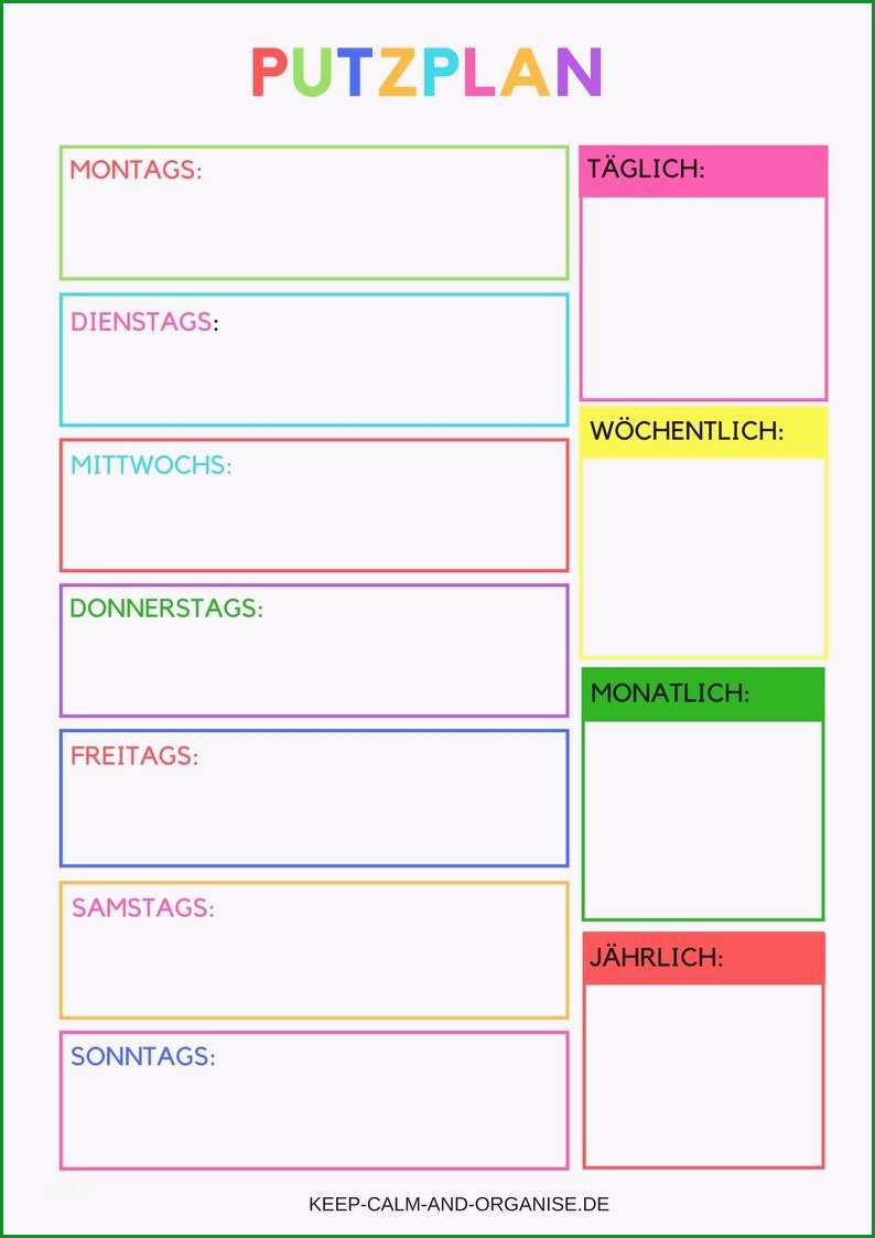 17 Fantastisch Haushaltsplan Vorlage Familie Für 2019 1