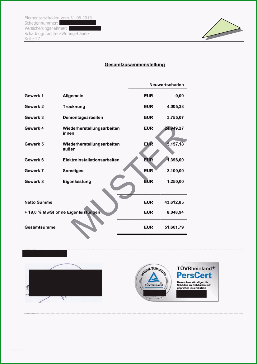 schadensmeldung muster 0