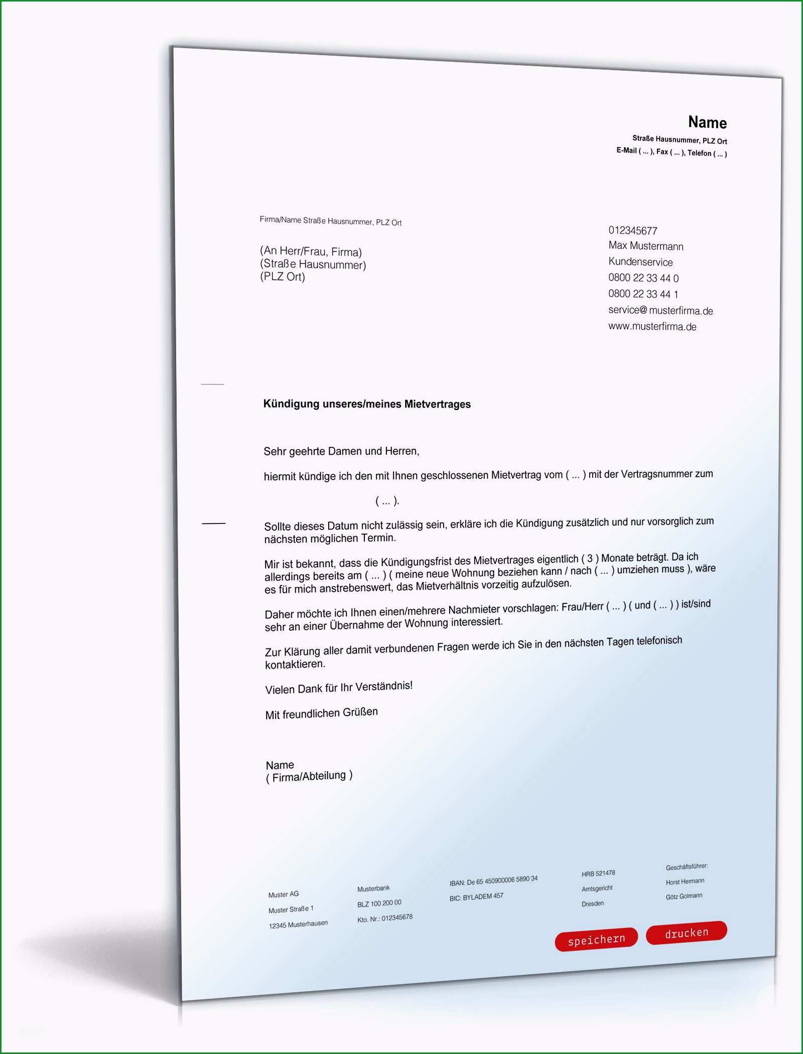 teilkundigung mietvertrag