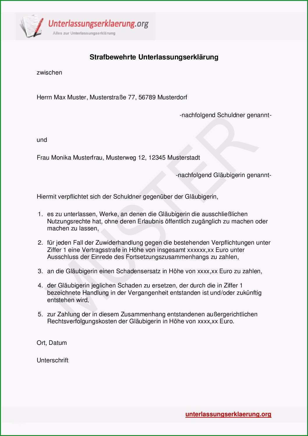 Unterlassungserklärung Vorlage: 15 Vision Für Deinen Erfolg 1