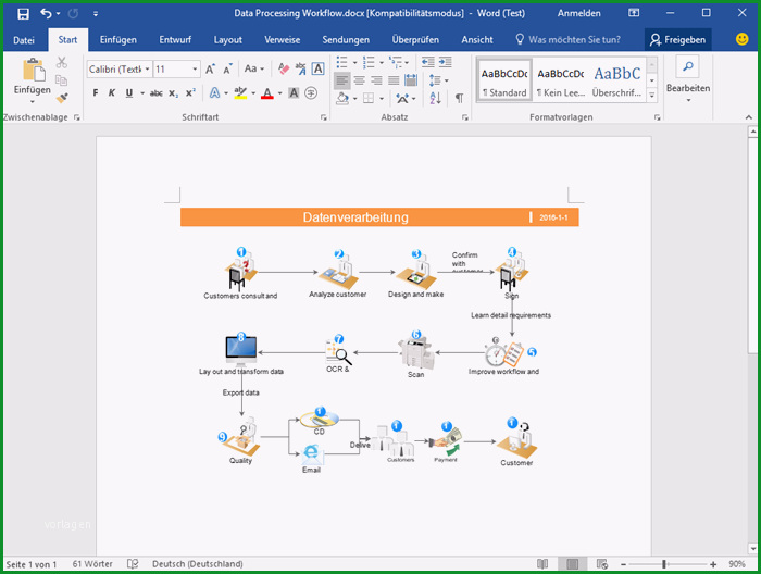 20 Faszinieren Flussdiagramm Vorlage Word Im Jahr 2019 1
