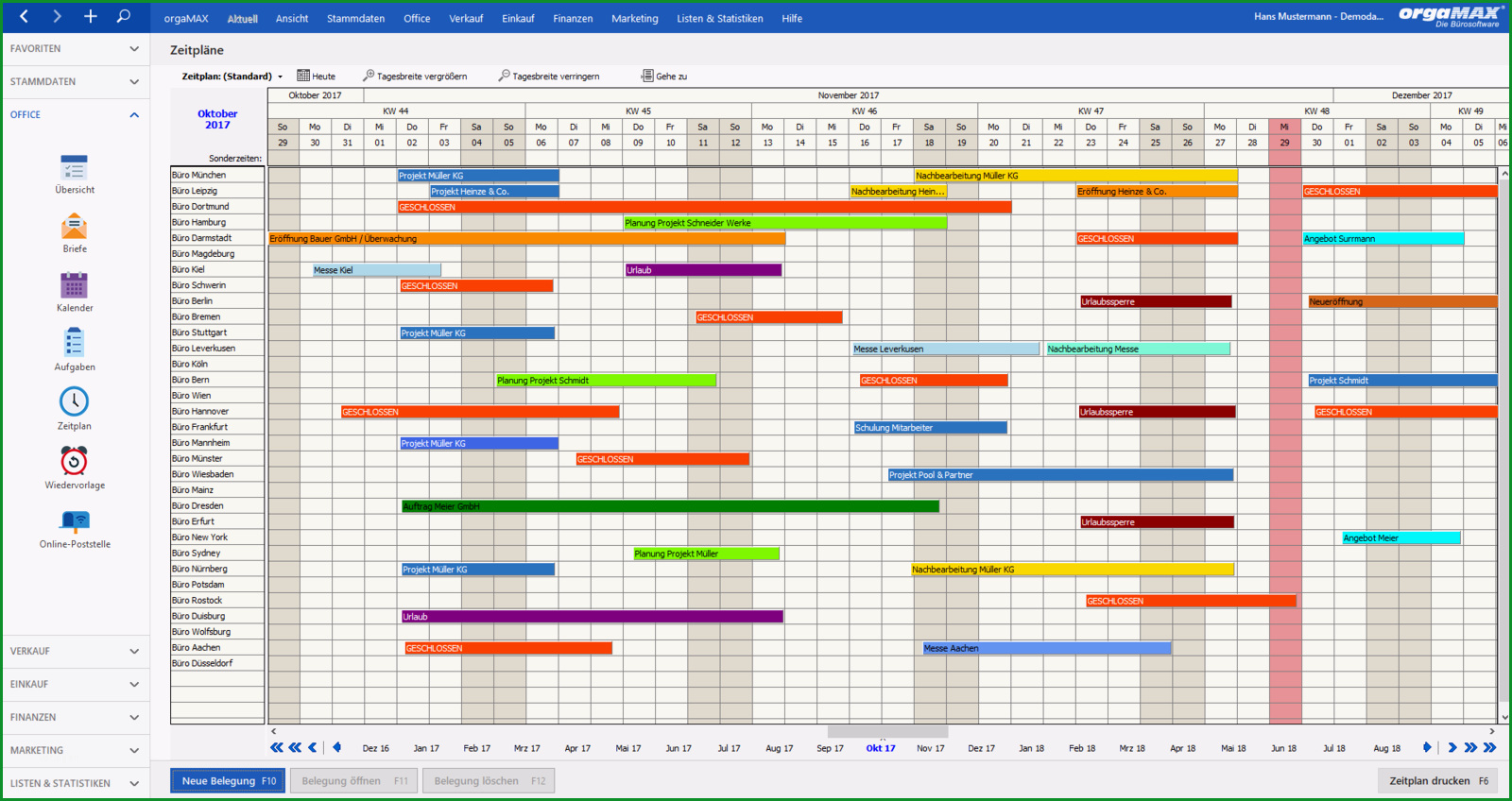 zeitplan