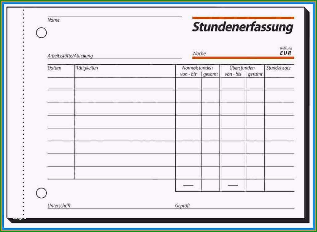 10 stundenzettel datev