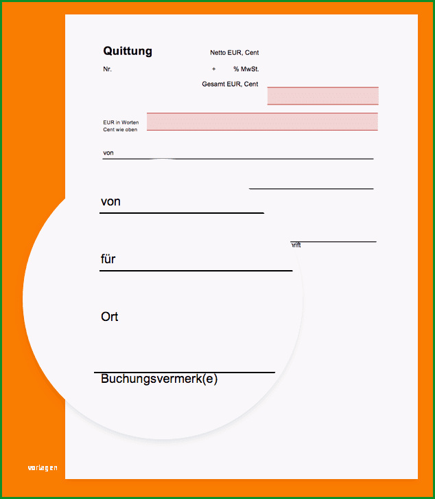 13 quittung kleinunternehmer vorlage