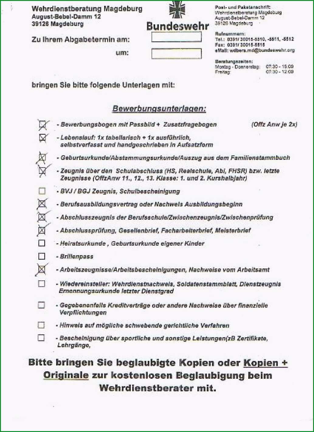 14 bewerbung bundeswehr