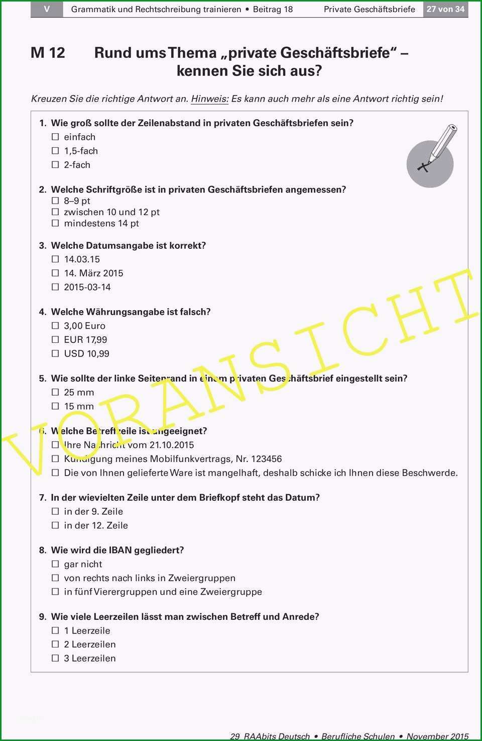 17 privater geschaftsbrief vorlage word