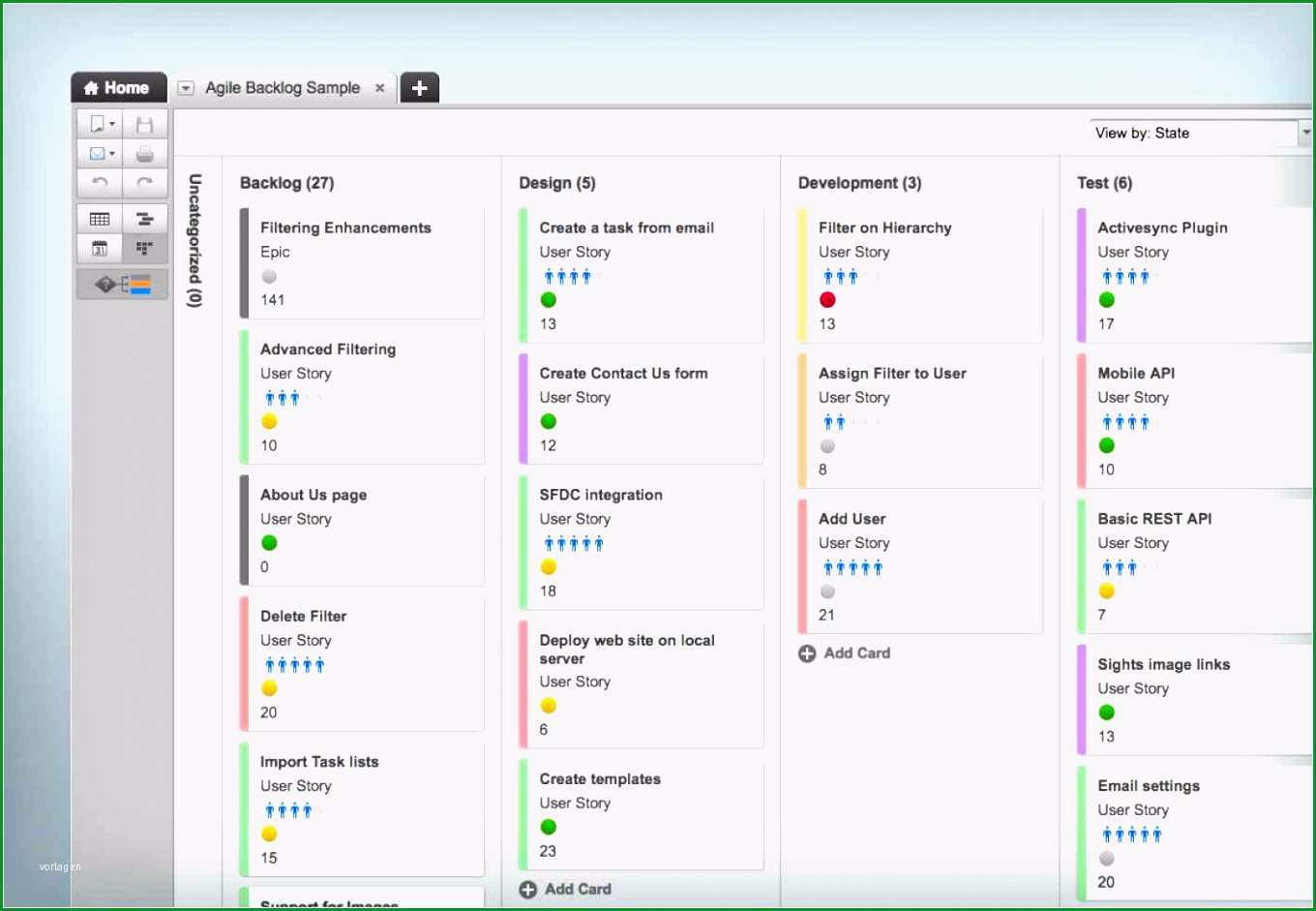 kanban excel template