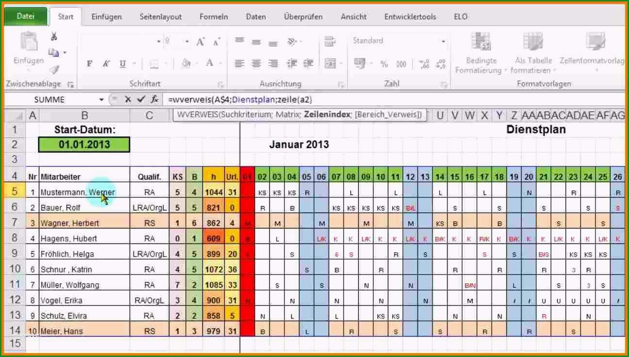 9 excel tabelle muster