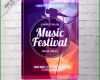 Einzahl Abstrakte Musik Festival Plakat Vorlage