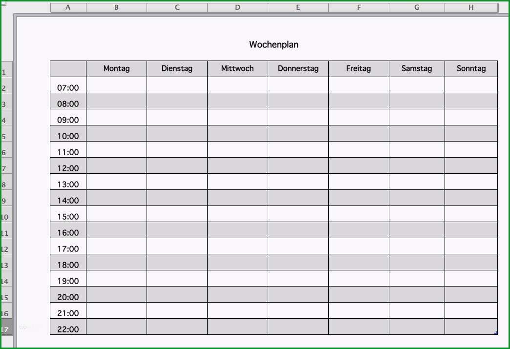 arbeitsplan vorlage monat inspiration wochenplan als excel vorlagearbeitsplan vorlage monat