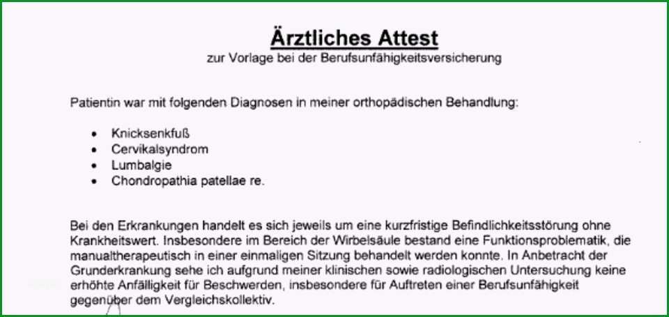 aerztliche stellungnahme berufsunfaehigkeitsversicherung