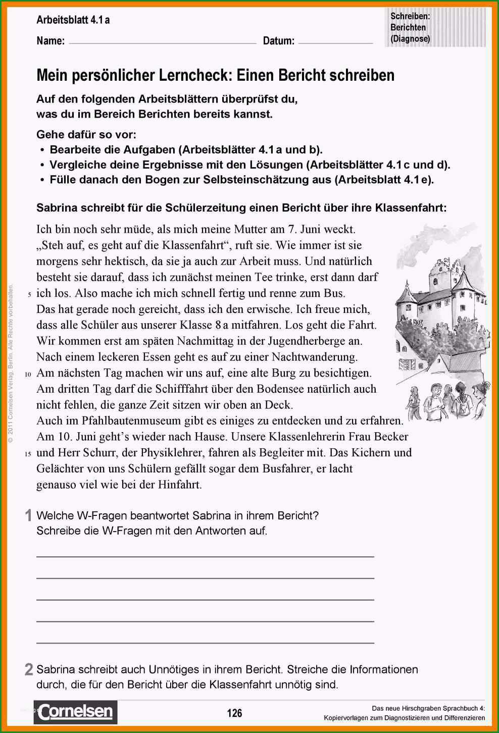 bericht schreiben vorlage schon 8 bericht schreiben klasse 4