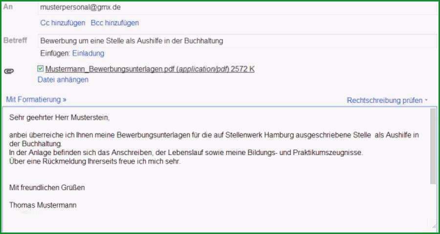 bewerbung per email vorlage elegant e mail bewerbung als werkstudent bewerbungsforum