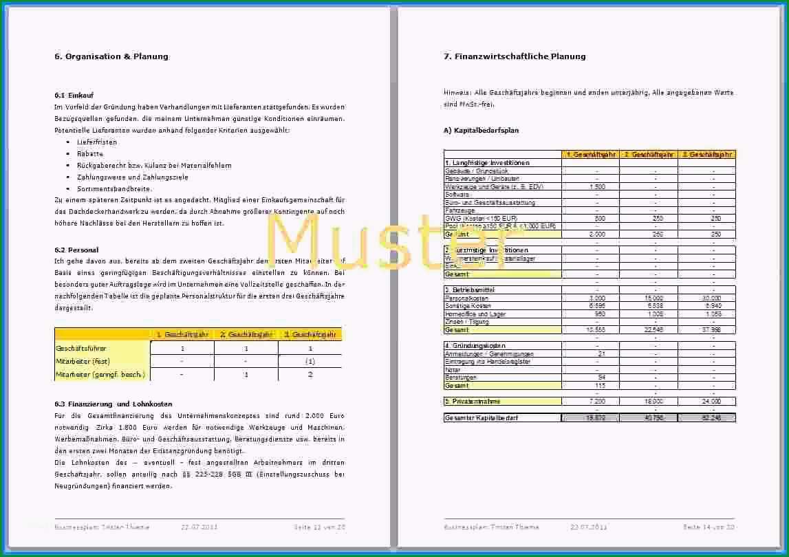 businessplan vorlage excel von businessplan excel vorlage kostenlos vorlagen 1001