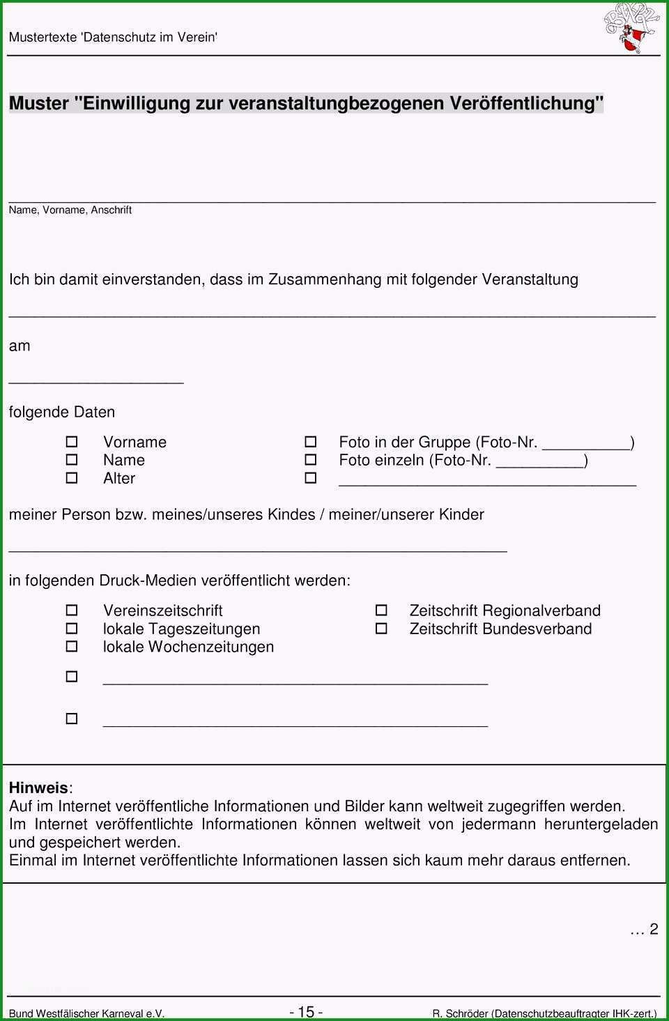 datenschutzerklarung formular vorlage genial mustertexte zum umgang mit personenbezogenen daten im