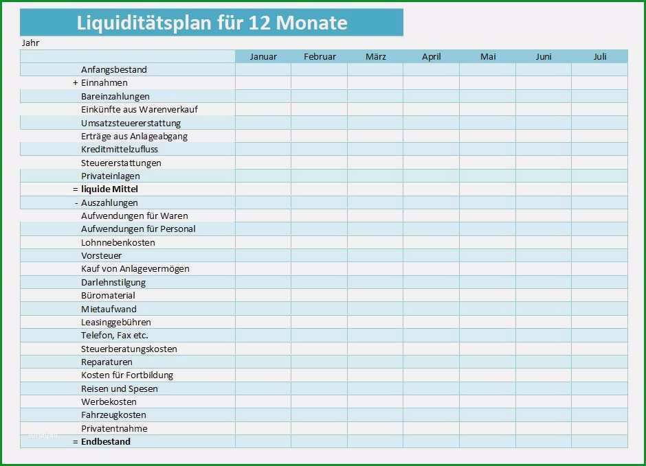 einnahmen ausgaben vorlage zum ausdrucken inspiration liquiditatsplan liquiditatsrechnung finanzplan