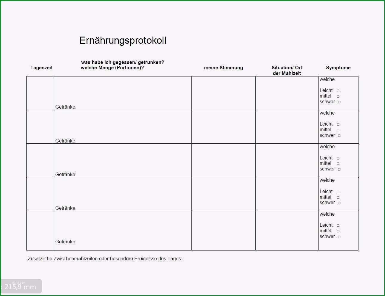 ernahrungstagebuch vorlage schon ernahrungstagebuch