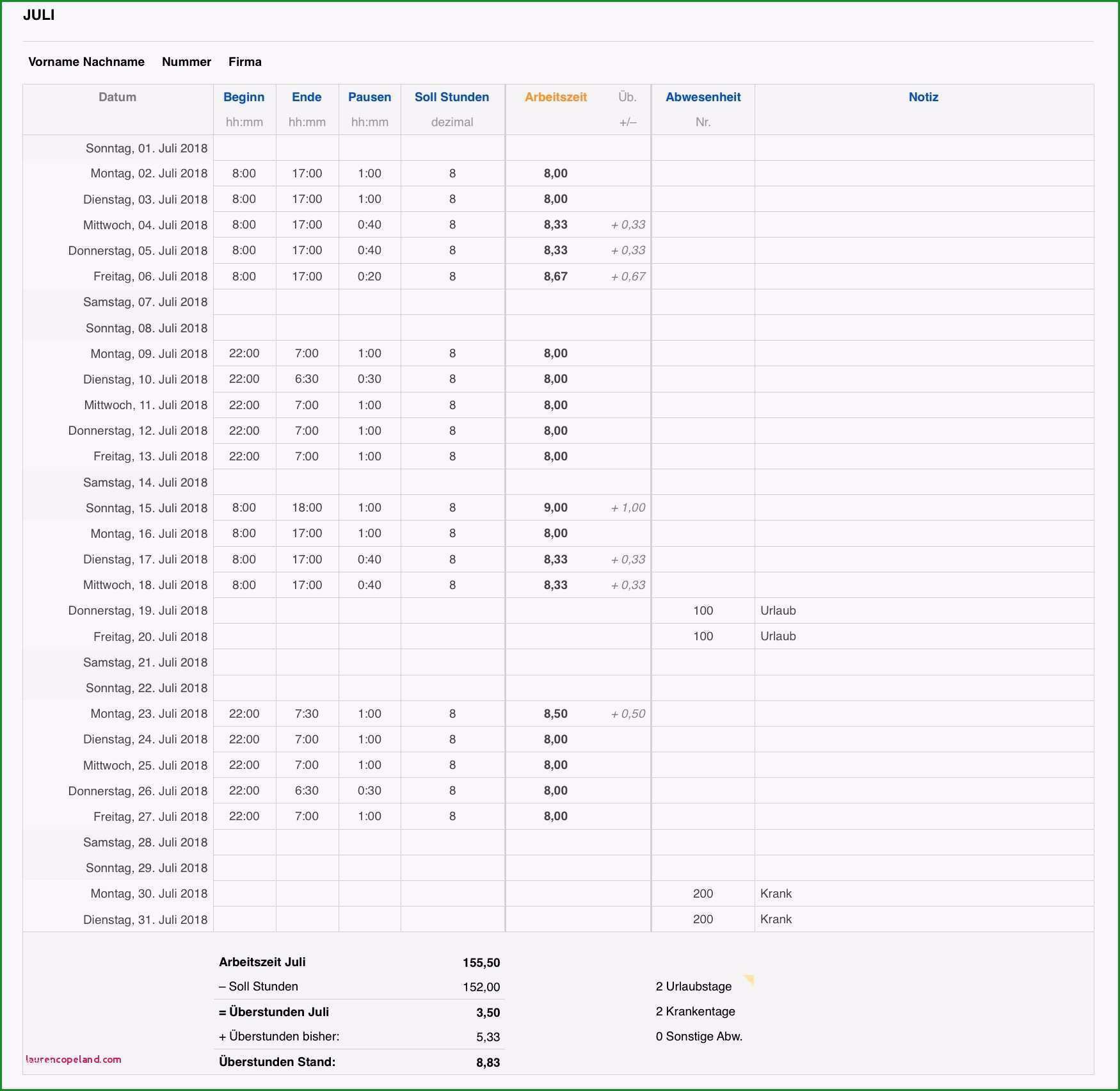 excel arbeitszeit berechnen mit pause vorlage timecard 6 be nungsanleitung pdf