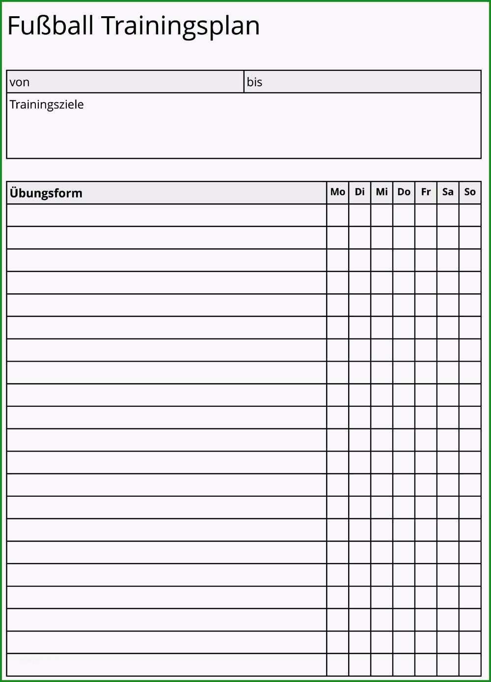 fusball aufstellung vorlage excel erstaunliche besten 25 trainingsplan fussball ideen auf pinterest