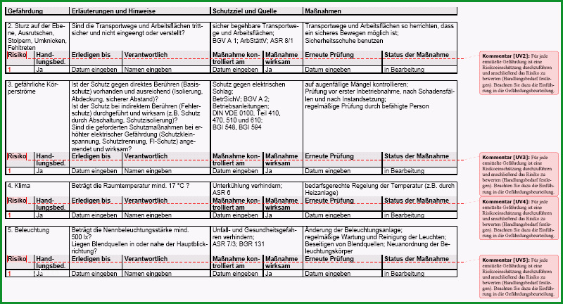 gefaehrdungsbeurteilung elektroinstallation