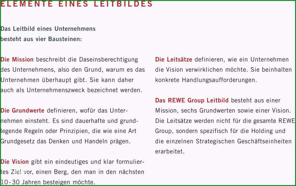 Gemeinsam einen schritt voraus das leitbild der rewe group