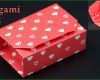 Einzahl Geschenkbox Basteln origami Box Falten Diy
