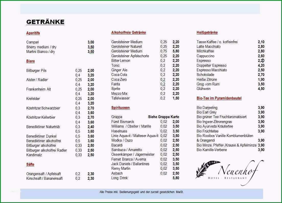 rankekarte vorlage pdf erstaunlich 6 rankekarte 2016 hotel restaurant neuenhof