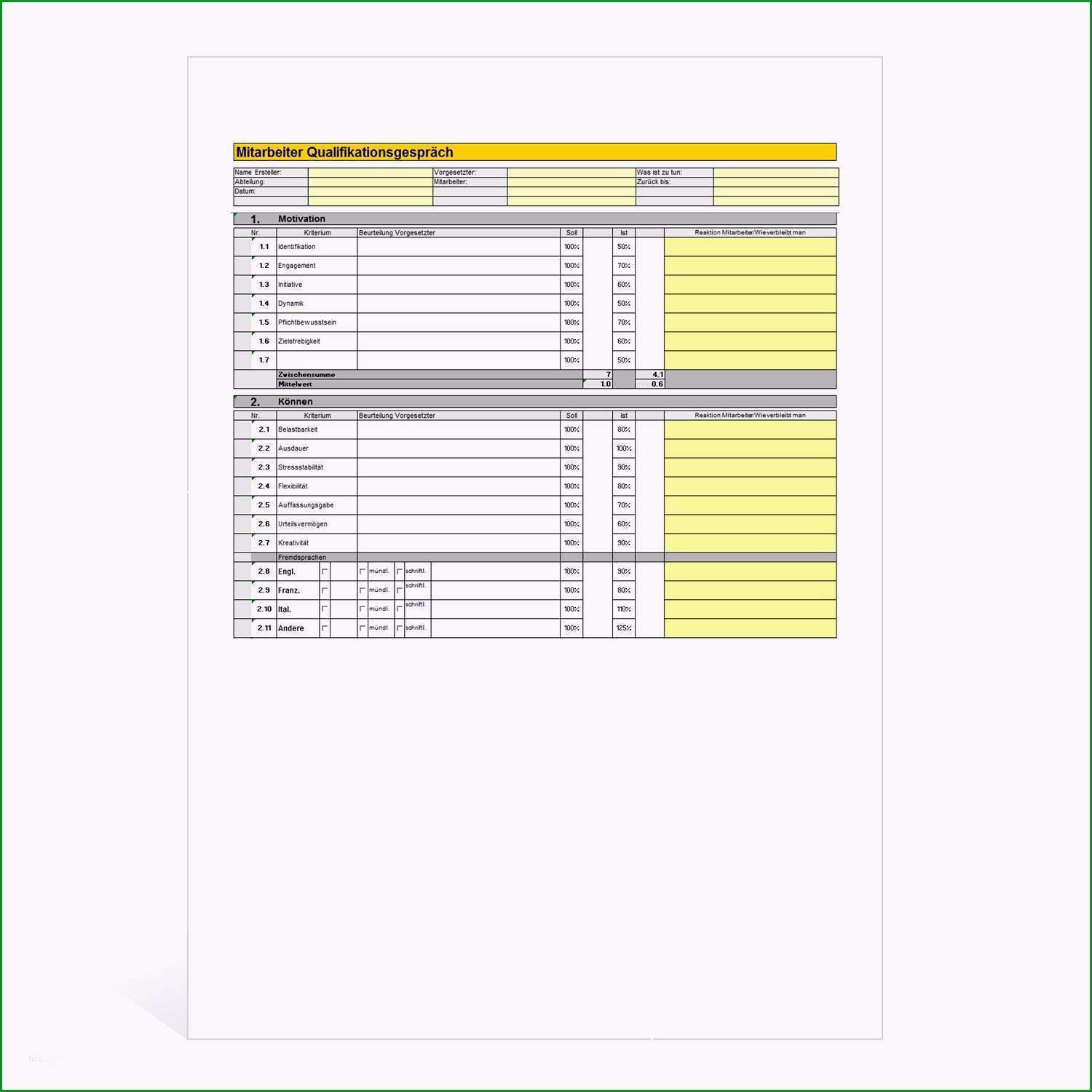 jahresgesprach mitarbeiter vorlage grosartig mitarbeitergesprach lang excel vorlage zum sofort