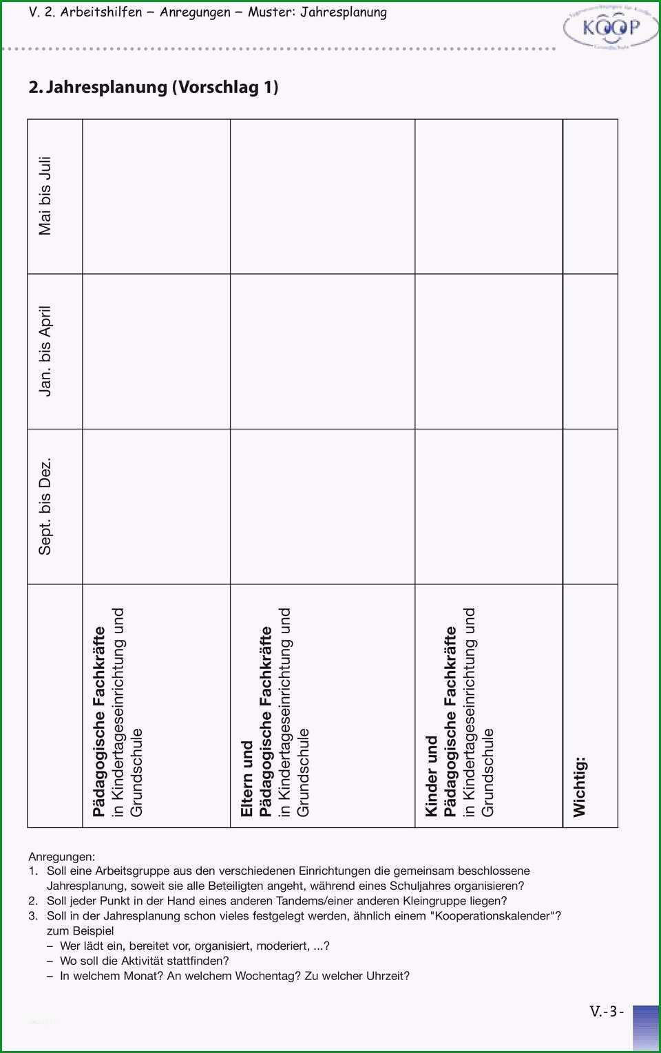 jahresplanung kindergarten vorlage erstaunlich v arbeitshilfen anregungen muster v arbeitshilfen pdf