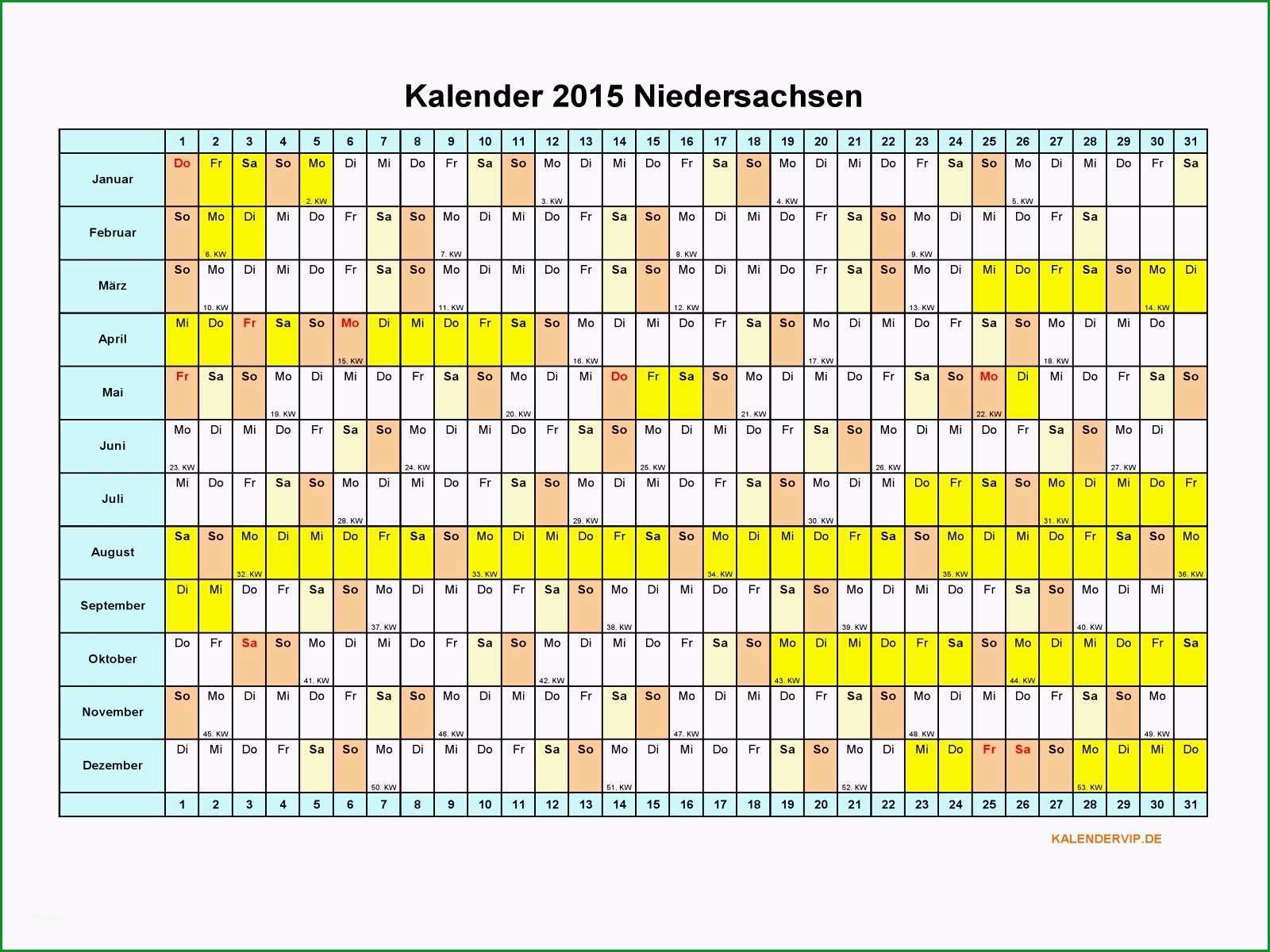 kalender 2015 niedersachsen