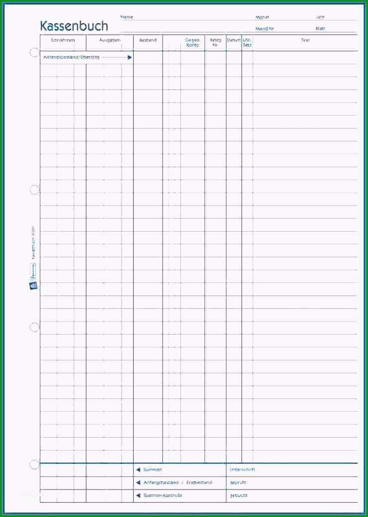 kassenbuch handschriftlich vorlage kostenlos hubscher kassenbuch vorlage handschriftlich einzigartig