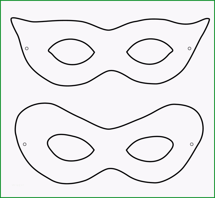 Einzahl Kinder Fasching Maske 22 Ideen Zum Basteln &amp; Ausdrucken