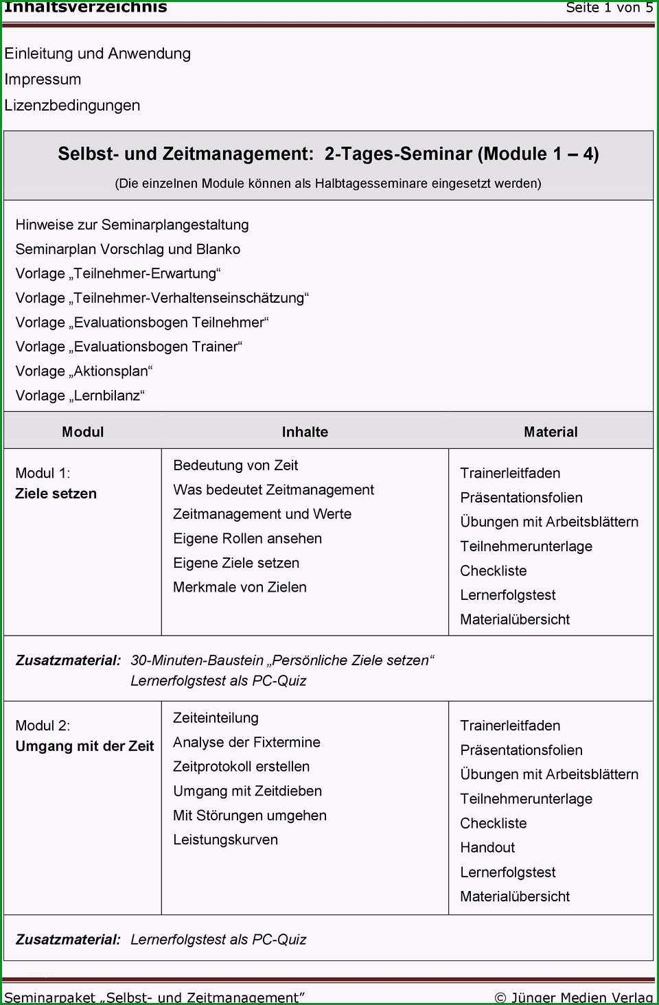 Komplettloesungen fuer professionelles training seminarpaket zeitmanagement