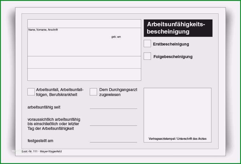 krank melden beim arbeitgeber vorlage